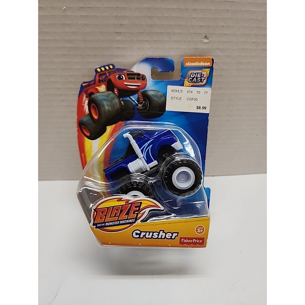 FISHER PRICE NICKELODEON BLAZE AND THE MONSTER MACHINES CRUSHER‎ 2015 OG